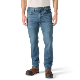 Men's Slim Tapered Rugged Flex Work Jeans