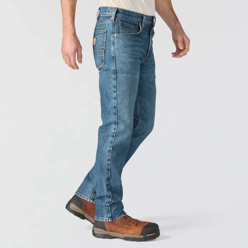 Men's Slim Tapered Rugged Flex Work Jeans