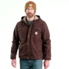 Men's Washed Duck Bartlett Sherpa-Lined Utility Jacket