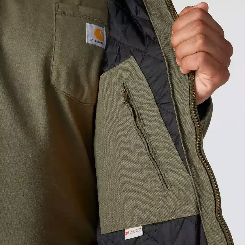 Men's Washed Duck Insulated Active Jac