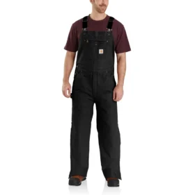 Men's Washed Duck Insulated Overalls