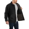 Men's Washed Duck Sherpa-Lined Ridge Coat