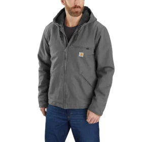 Men's Washed Duck Sierra Sherpa-Lined Jacket