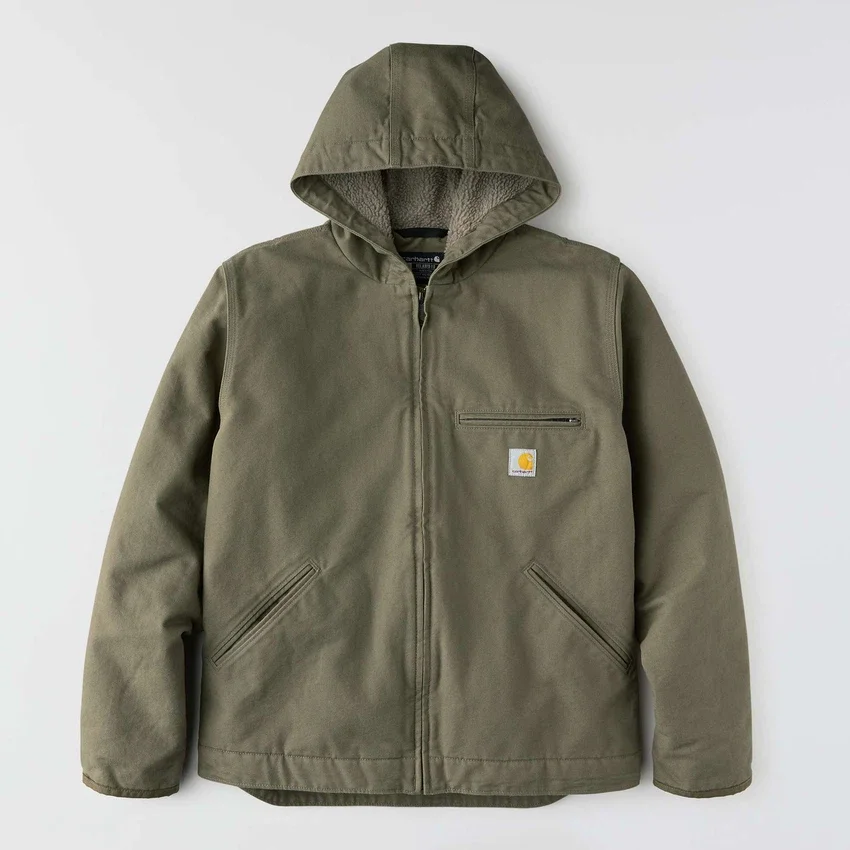 Men's Washed Duck Sierra Sherpa-Lined Jacket