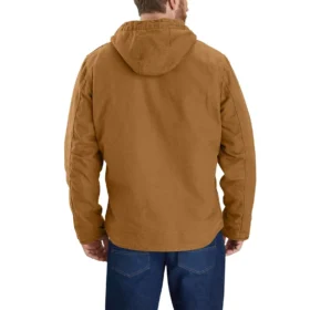 Men’s Washed Duck Sierra Sherpa-Lined Jacket