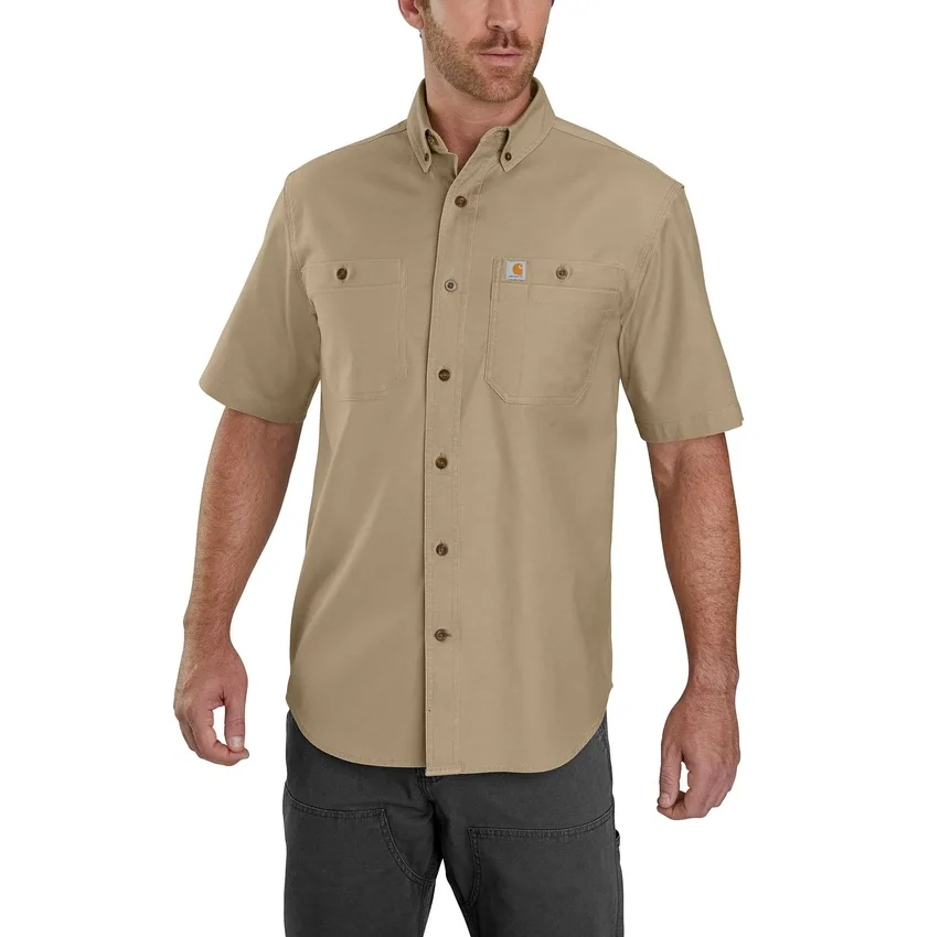 Men's Windham Relaxed Fit Short Sleeve Canvas Shirt