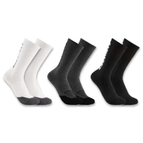 Midweight Cotton-Tencel™ Logo Crew Sock 3 Pack