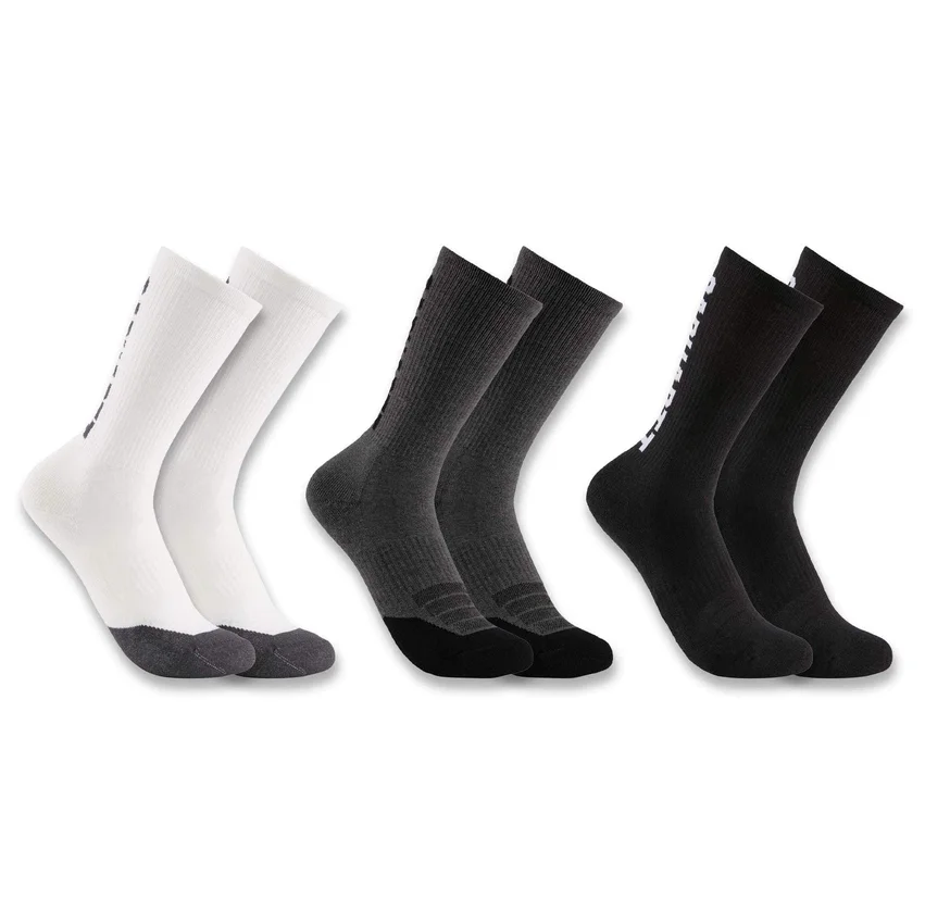 Midweight Cotton-Tencel™ Logo Crew Sock 3 Pack