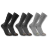 Midweight Synthetic-Cotton Blend Crew Sock 3-Pack
