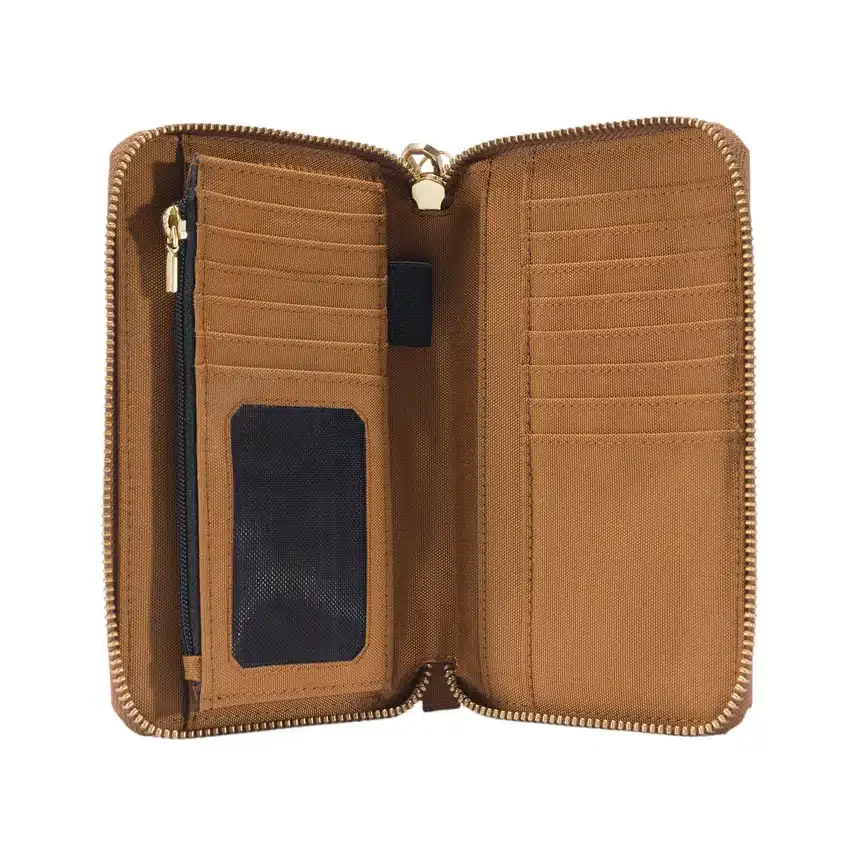 Nylon Duck Lay-Flat Clutch Wallet