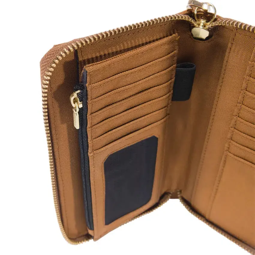 Nylon Duck Lay-Flat Clutch Wallet