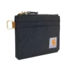 Nylon Duck Zippered Card Keeper Wallet