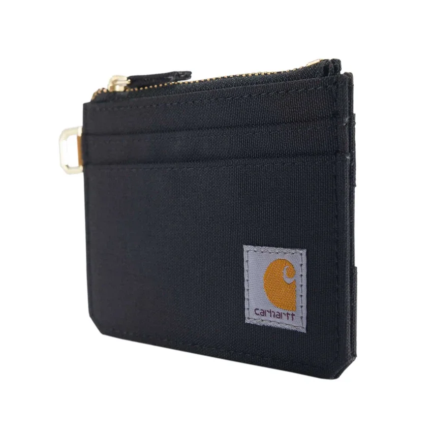 Nylon Duck Zippered Card Keeper Wallet