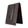 Oil Tan Leather Front Pocket Wallet