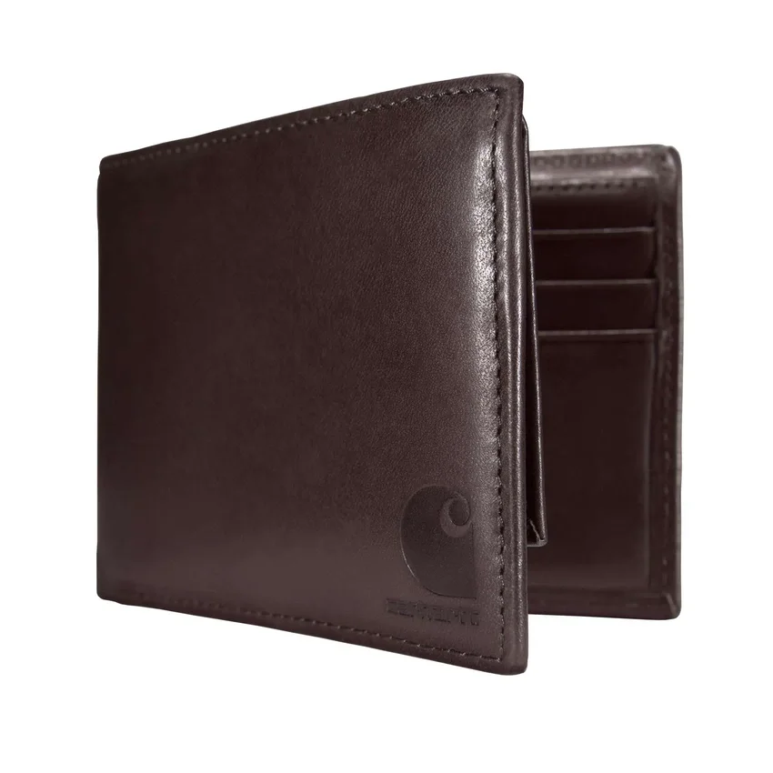 Oil Tan Leather Passcase Wallet