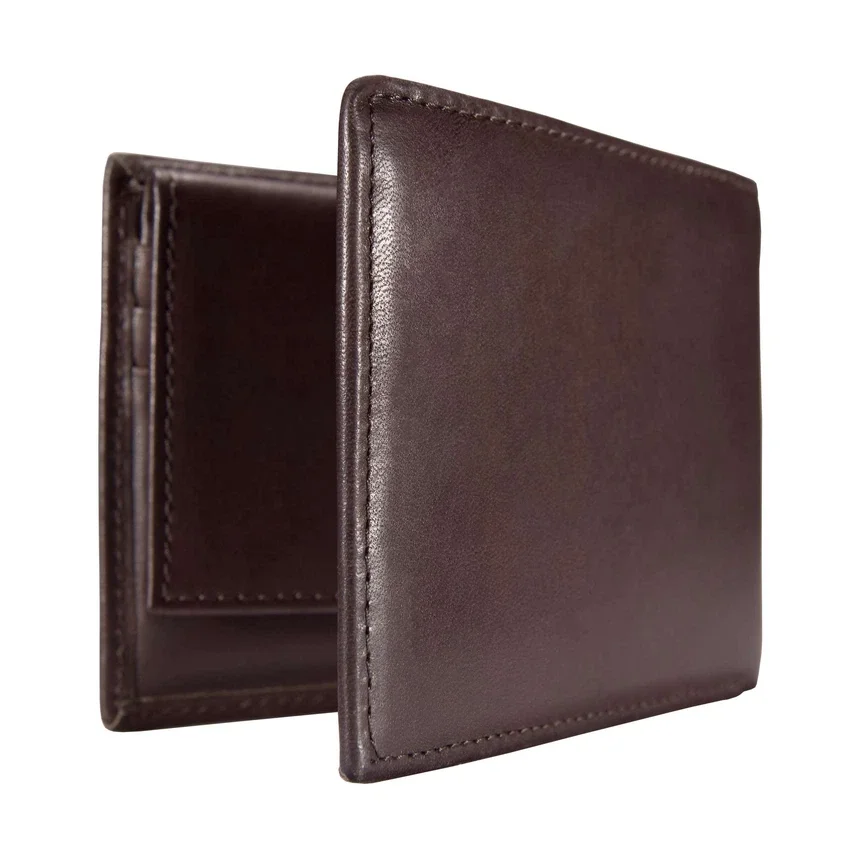 Oil Tan Leather Passcase Wallet