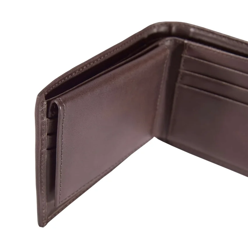 Oil Tan Leather Passcase Wallet