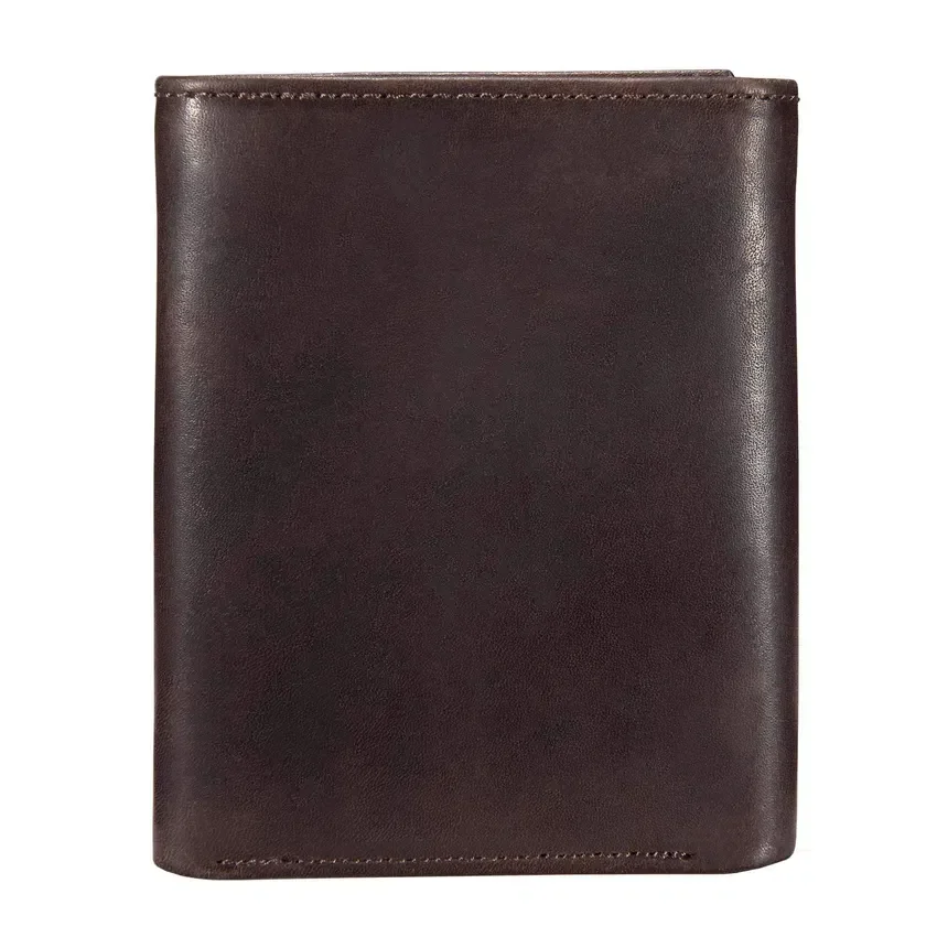 Oil Tan Leather Trifold Wallet