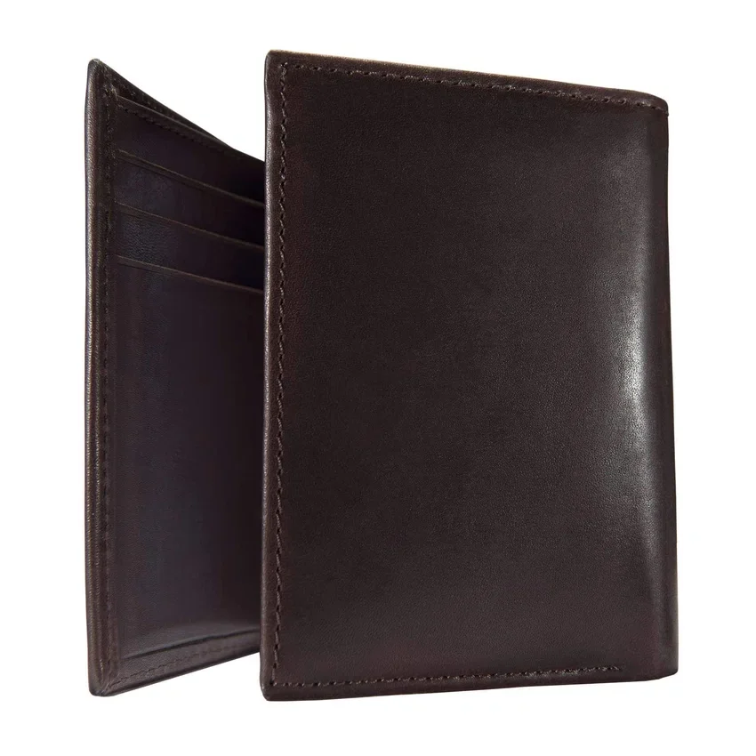 Oil Tan Leather Trifold Wallet