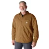 Rain Defender® Loose Fit Heavyweight Quilted Snap Front Shirt Jac