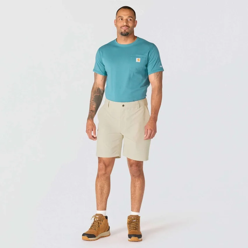 Relaxed Fit 8" Force Phoenix Sun Protection Shorts - Work Shorts