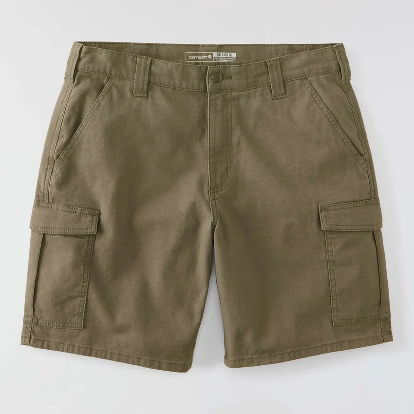 Relaxed Fit 9" Rigby Canvas Cargo Shorts - Work Shorts