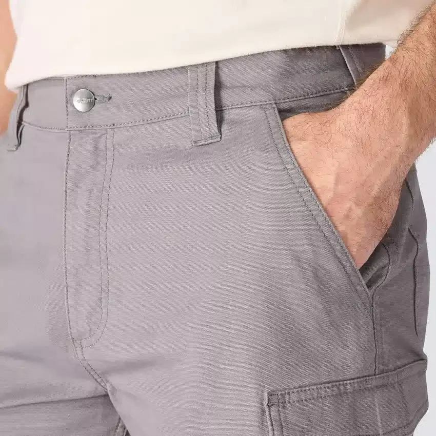 Relaxed Fit 9" Rigby Canvas Cargo Shorts - Work Shorts