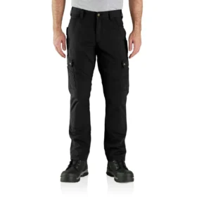 Relaxed Straight Ripstop Double Knee Cargo Pants - Work Pants