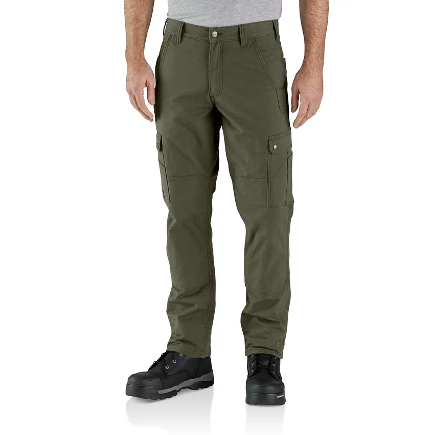 Relaxed Straight Ripstop Lined Cargo Pants - Work Pants