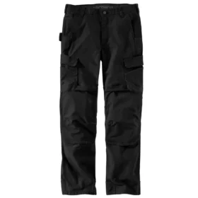 Relaxed Straight Steel Double Knee Cargo Pants - Work Pants