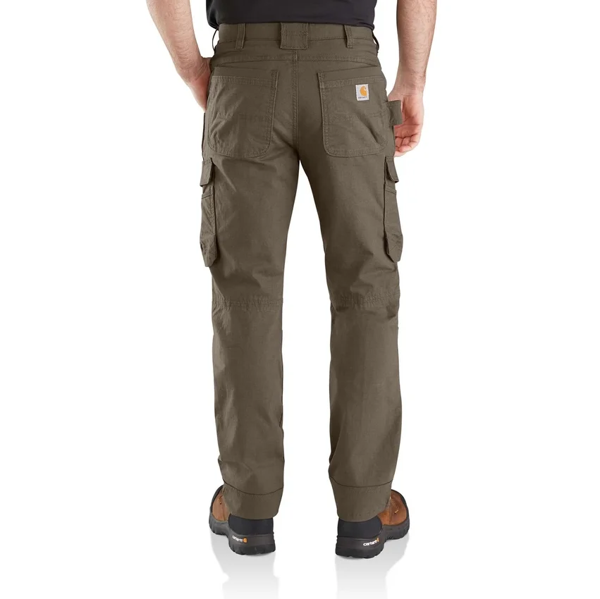 Relaxed Straight Steel Double Knee Cargo Pants - Work Pants