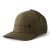 Rugged Flex™ Fitted Canvas Mesh-Back Logo Graphic Cap
