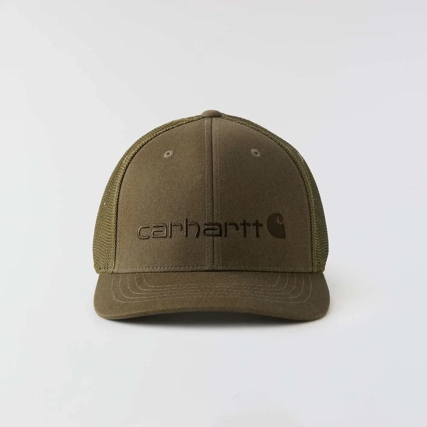 Rugged Flex™ Fitted Canvas Mesh-Back Logo Graphic Cap