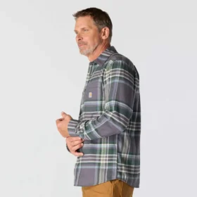 Rugged Flexâ„¢ Relaxed Fit Midweight Flannel Long-Sleeve Plaid Shirt