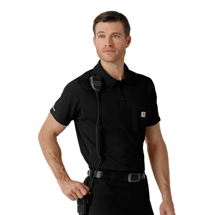 Rugged Flex® Rscu Lightweight Short Sleeve Polo Scrub Top