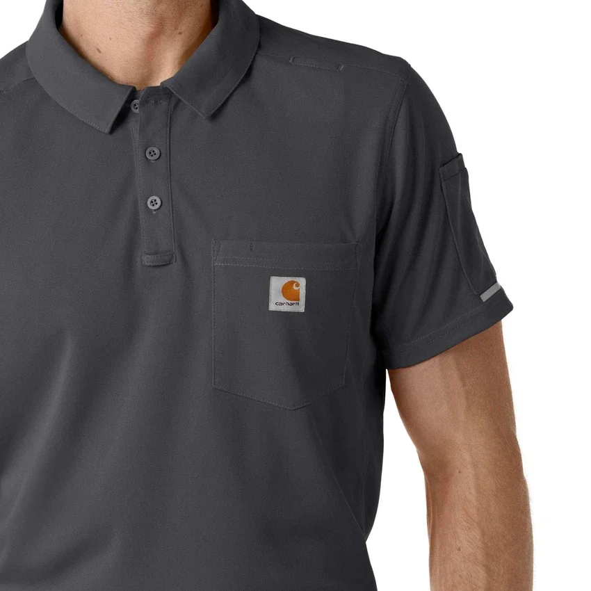 Rugged Flex® Rscu Lightweight Short Sleeve Polo Scrub Top