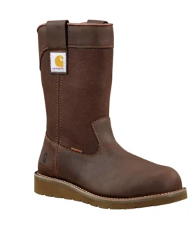 Waterproof 10″ Steel Toe Wellington Wedge Boot