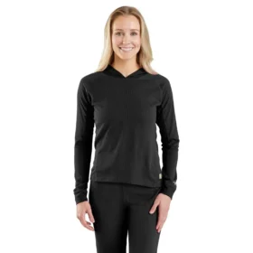 Women's Carhartt Force® Midweight Micro-Grid Base Layer Hoodie