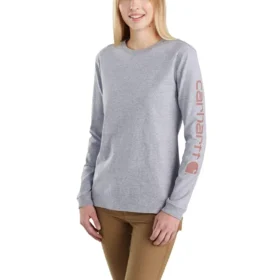 Women's Dearborn Loose Fit Heavyweight Long Sleeve Logo T-Shirt