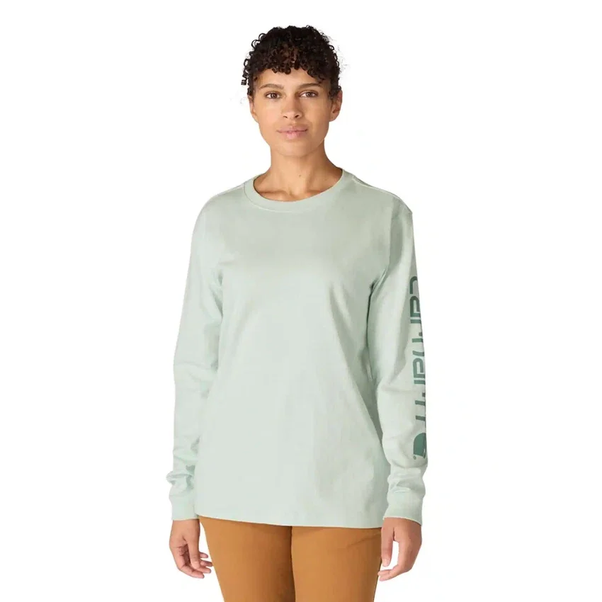 Women's Dearborn Loose Fit Heavyweight Long Sleeve Logo T-Shirt