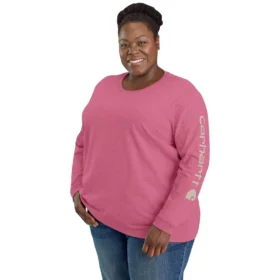 Women’s Dearborn Loose Fit Heavyweight Long Sleeve Logo T-Shirt