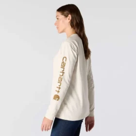 Women’s Dearborn Loose Fit Heavyweight Long Sleeve Logo T-Shirt