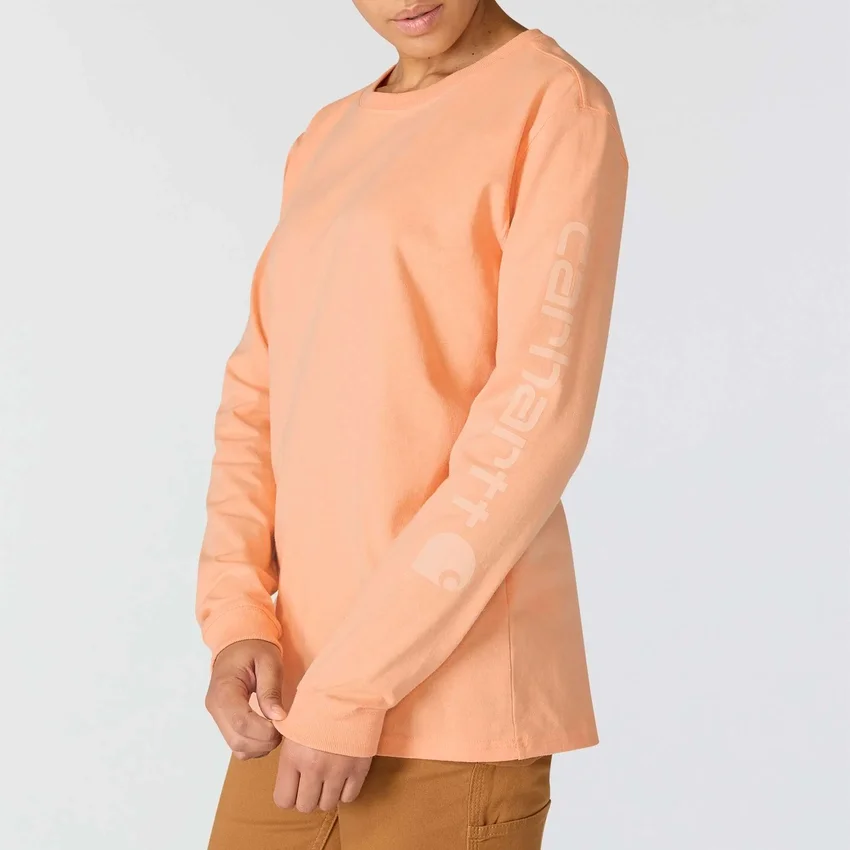 Women's Dearborn Loose Fit Heavyweight Long Sleeve Logo T-Shirt