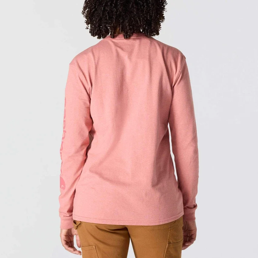 Women's Dearborn Loose Fit Heavyweight Long Sleeve Logo T-Shirt