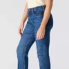 Women's Essential Mid-Rise Straight Leg Stretch Jeans
