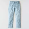 Women's Essential Mid-Rise Straight Leg Stretch Jeans