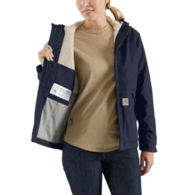 Women’s Flame Resistant Full Swing® Loose Fit Quick Duck® Sherpa-Lined Jacket