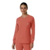 Women's Force Cross-Flex Crew Neck Long Sleeve Scrub Top