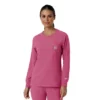 Women's Force Cross-Flex Crew Neck Long Sleeve Scrub Top