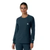 Women's Force Cross-Flex Crew Neck Long Sleeve Scrub Top